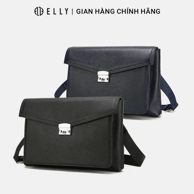 Clutch nam ELLY HOMME ECM17 ví cầm tay da thật cao cấp đeo vai công sở sang trọng