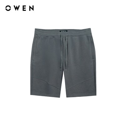 Owen - Quần short Sport Life SN251284 màu Xám đậm chất liệu CVC Spandex