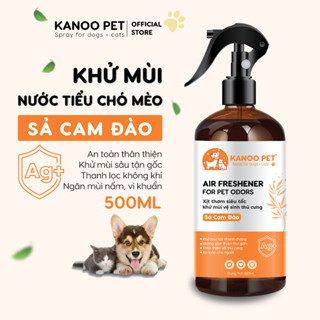 Xịt khử mùi nước tiểu, chậu cát chó mèo Sả Cam Đào giúp khử tận gốc mùi hôi khai, hỗ trợ pet đi vệ sinh đúng chỗ