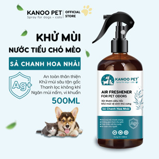 Xịt khử mùi nước tiểu, chậu cát chó mèo Sả Chanh Hoa Nhài, giúp khử tận gốc mùi hôi khai, hỗ trợ pet đi vệ sinh đúng chỗ