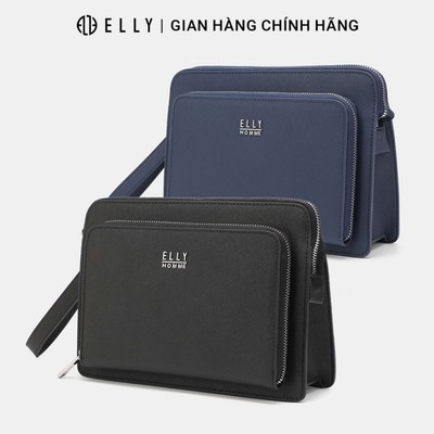 Clutch nam ELLY HOMME ECM15 ví cầm tay da thật cao cấp công sở sang trọng đựng đồ cá nhân