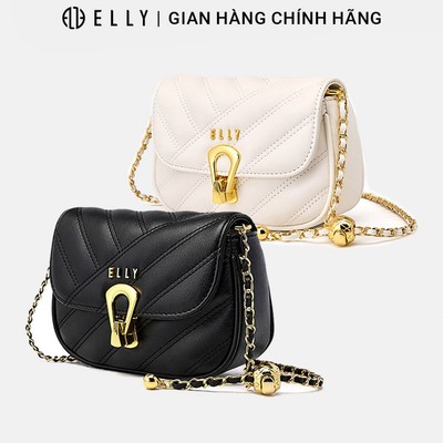 Túi xách nữ da thật ELLY ET150 túi đeo chéo thời trang cao cấp chính hãng