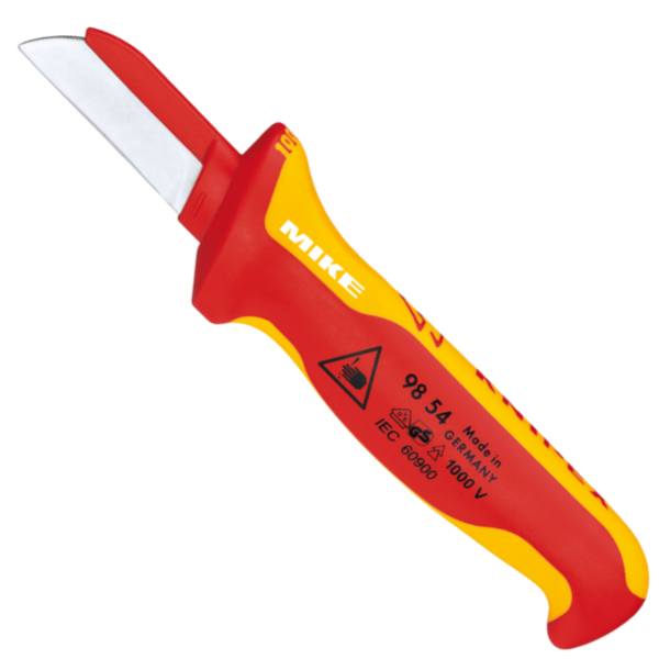 Dao rọc cáp Knipex 98 54 – Lưỡi thẳng cách điện. Sản xuất từ Đức