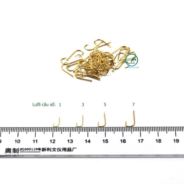 Móc câu Diếc, Chép, Rô > 50 chiếc móc câu CD19