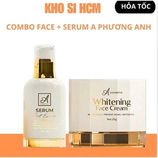 Combo Kem Face Pháp+ Serum A Cosmetics Phương Anh 20g+30ml