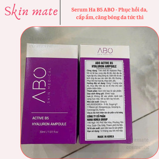  Serum Ha B5 ABO - Phục hồi da cấp ẩm căng bóng da tức thì đều màu da chống lão hóa 30ml 