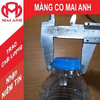 Màng co nắp chai nước 350ml (nắp ĐK33 x C20mm)