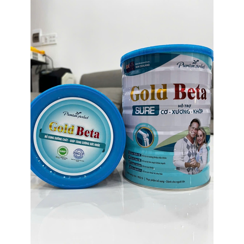  Sữa Gold Beta Sure cho người xương khớp tiểu đường huyết áp - Sữa Gold Beta Sure 900g 