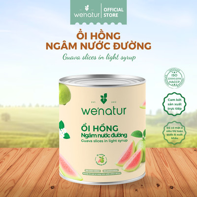 Ổi Hồng Miếng Ngâm Nước Đường Đóng Lon 565g