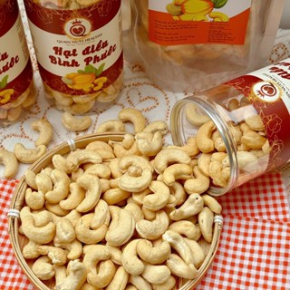 Hạt điều sấy nguyên vị không muối - hạt điều sạch vỏ lụa - LOẠI NGON thơm ngọt béo giòn by QUEEN NUTS