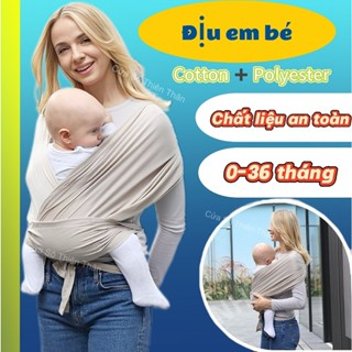  Địu vải cho bé sơ sinh địu em bé sơ sinh địu cho bé 3 tháng tuổi Thoáng Mát Êm Dịu Cho Bé Dễ Sử Dụng địu bé 