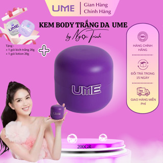 Ume Ngọc Trinh- Kem Dưỡng Trắng Da Body Giúp Hỗ Trợ Mờ Vết Thâm Sạm, Cấp Ẩm, Chống Nắng Cho Da + Quà