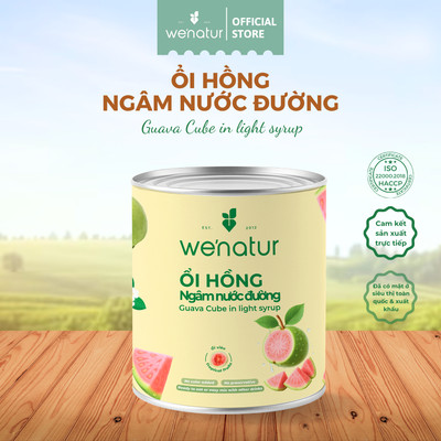 Ổi Hồng Viên Ngâm Nước Đường Đóng Lon 565g