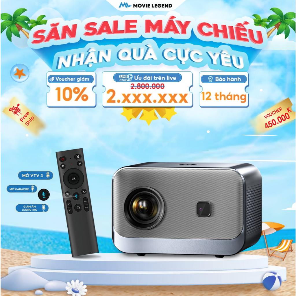 Máy chiếu mini S7pro bản mới nhất hãng Movie Legend