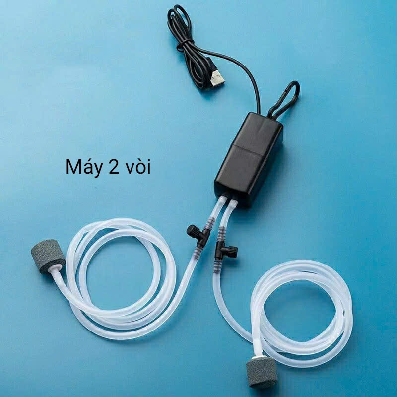 MÁY SỦI OXY MINI CHẠY BẰNG USB, SỬ DỤNG TỐT KHI ĐI CÂU CÁ, bể cá mini, cửa hàng hải sản.....
