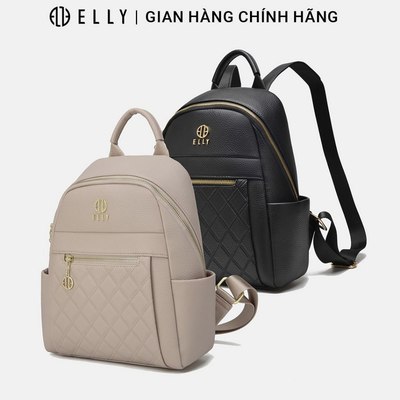 Balo nữ ELLY EBH34 da tổng hợp cao cấp balo thời trang công sở đựng iPad chính hãng
