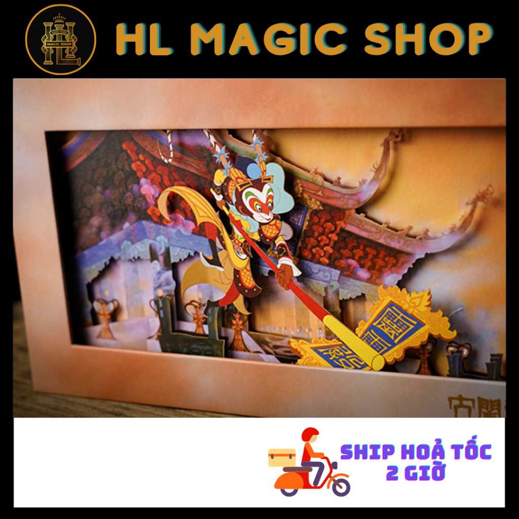 Bộ bài tây, bài ảo thuật The Monkey King Playing Cards Deluxe Hall Box - Bài Mỹ - Bài Chính Hãng