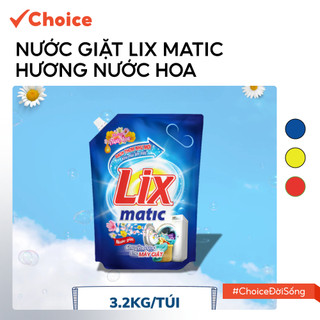   Choice  Nước Giặt Lix Matic NGM42 Hương Nước Hoa 3,2kg 