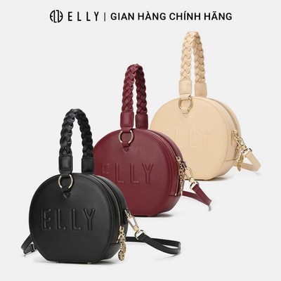 Túi xách nữ da thật ELLY ET161 túi đeo chéo crossbody cao cấp chính hãng
