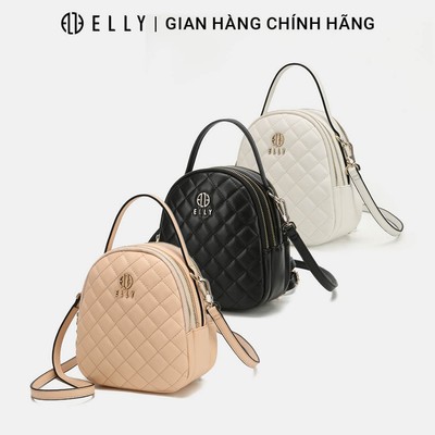 Balo nữ ELLY EBH37 balo đeo vai xách tay da tổng hợp cao cấp thời trang đa năng