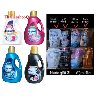 Hcm - nước giặt xả đậm đặc hygiene thái lan 1800ml / 2500ml / 600ml /3000ml