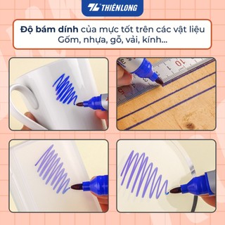 COMBO Bút lông dầu Thiên Long PM-07