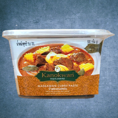 KANOKWAN << Hộp MASSAMAN 500g >> SỐT CÀ RI [THAILAND] Massaman Curry Paste (HALAL)