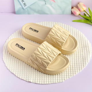 Dép nữ Duwa đúc liền quai ngang nhún mang nhẹ êm chân
