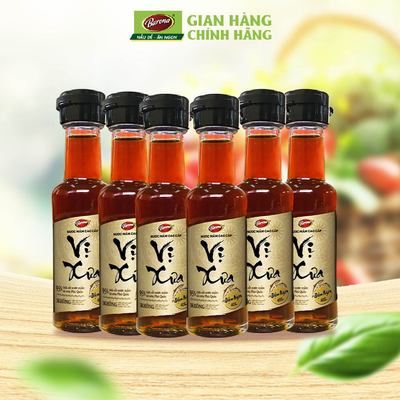 Combo 1 lốc (6 chai) Nước Mắm Cao Cấp Vị Xưa Barona 40N 50ml