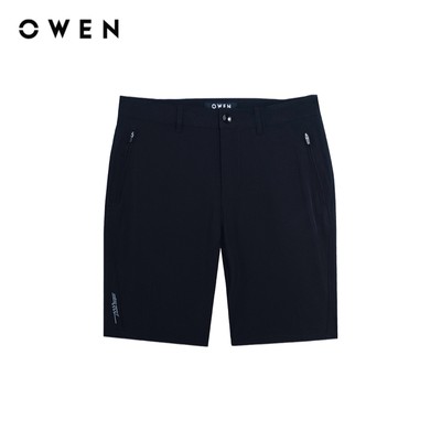 Owen - Quần short Sport Life SS252405 màu Đen chất liệu Polyspun spandex
