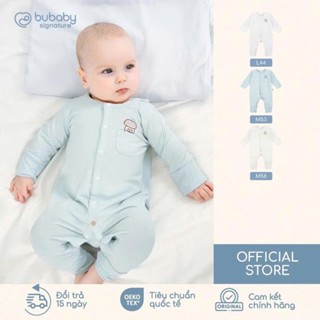  BU Baby  NB-3M  Body dài tay cài giữa Bao tay chân lật Bambus - BBB210208 BBB210211 | Quần áo chính hãng 