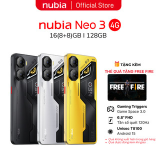  Điện thoại Gaming Nubia Neo 3 4G 16 8+8 GB 128GB I Trigger Gaming I 6.8"120Hz - Hàng Chính Hãng 