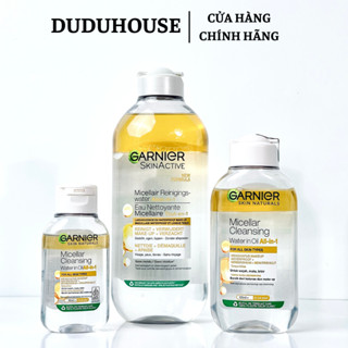 Nước Tẩy Trang Garnier Vàng Micellar Water Oil Infused Làm Sạch Sâu 400ml Duduhouse