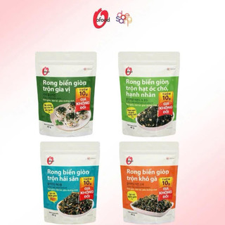  Rong Biển Trộn Cơm OFOOD 40g -Vị Gà Hải Sản ,Óc Chó Hạnh Nhân  Truyền Thống 