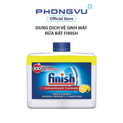 Dung dịch vệ sinh máy rửa bát Finish - Không bảo hành