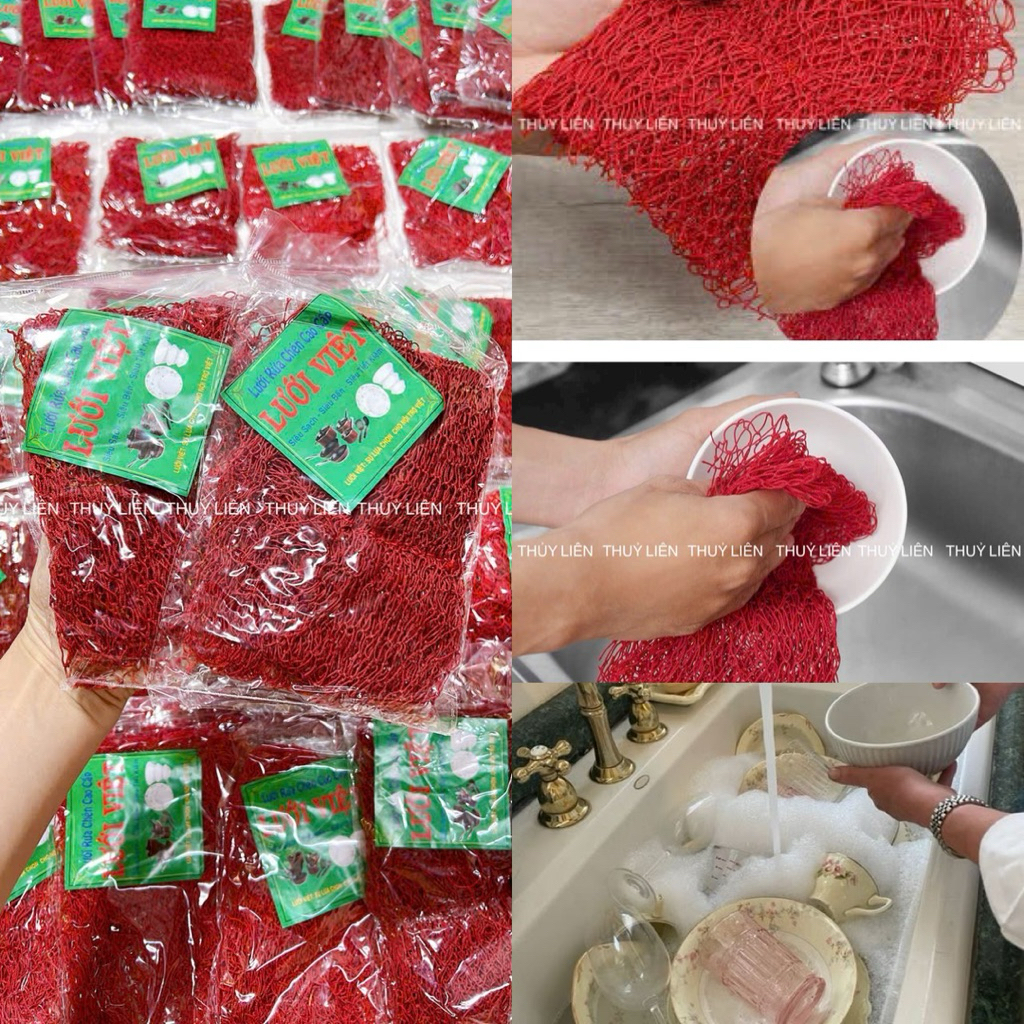 Cước lau nồi bát chén siêu sạch có 7 loại