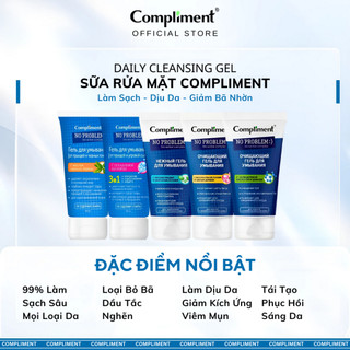  Gel rửa mặt BHA Compliment No Problem làm sạch sâu giảm viêm & mụn 200ml 