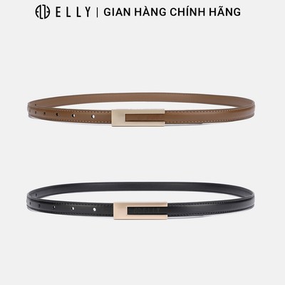 Thắt lưng nữ ELLY ED68 khóa chốt da thật cao cấp dây nịt nữ thời trang chính hãng