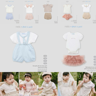 NOUS Premium Set Body, Body Suit, Bộ Cộc Nous Cao Cấp Làm Quà Tặng, Đầy Tháng, Thôi Nôi Có Hộp Cho Bé Nhiều Mẫu