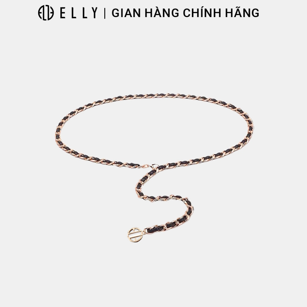 [Deal sang chảnh]  Dây lưng nữ cao cấp da thật ELLY – ED64