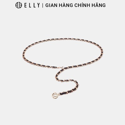Thắt lưng nữ ELLY ED64 khóa cài da bò cao cấp dây nịt nữ thời trang chính hãng
