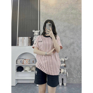 [ catsports_hangxuatdu ] Áo Thun cổ tròn new stripes big logo form unisex