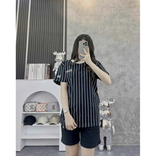 [ catsports_hangxuatdu ] Áo Thun cổ tròn new stripes big logo form unisex