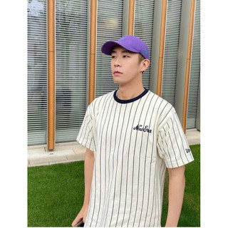 [ catsports_hangxuatdu ] Áo Thun cổ tròn new stripes big logo form unisex