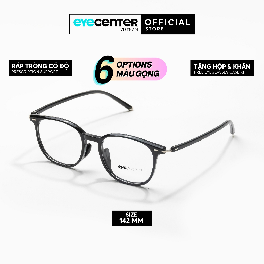 Gọng kính nam nữ EYECENTER B207S nhựa dẻo siêu nhẹ nhập khẩu by Eye Center Vietnam
