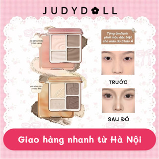  JUDYDOLL Bảng Phấn Tạo Khối Highlight Bắt Sáng Tự Nhiên Lâu Trôi Chống Nước Mịn Màng Hiệu Ứng 3D Bắt 