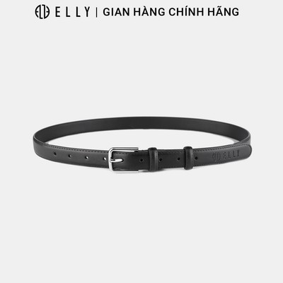 Thắt lưng nữ ELLY ED49 khóa xỏ kim da thật cao cấp dây nịt nữ thời trang chính hãng
