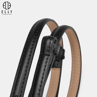 [Deal sang chảnh]  Dây thắt lưng nữ cao cấp da thật ELLY – ED71