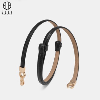 [Deal sang chảnh]  Dây thắt lưng nữ cao cấp da thật ELLY – ED71