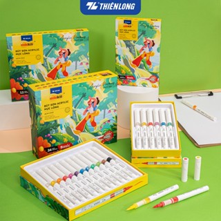  Acrylic Markers Bút sơn  Bút lông 6 12 24 màu ThiênLong Colokit - Màu sắc tươi sáng Mượt tay đều màu 